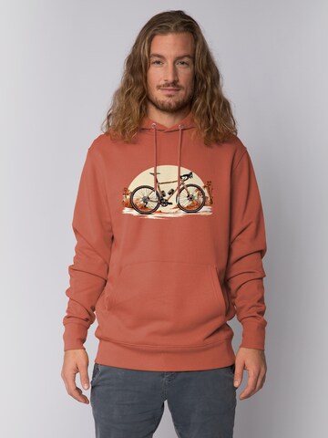 Watapparel Sweatshirt in Bruin: voorkant