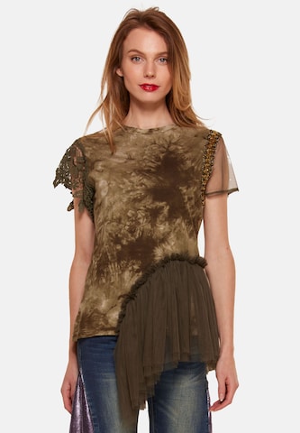 TOOche Shirt  'Green Dream' in Grün: Vorderseite