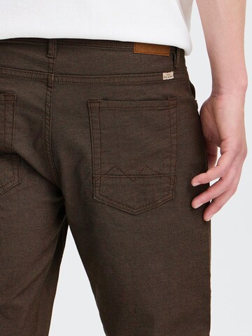BLEND Slim fit Pants 'Edford' in Brown
