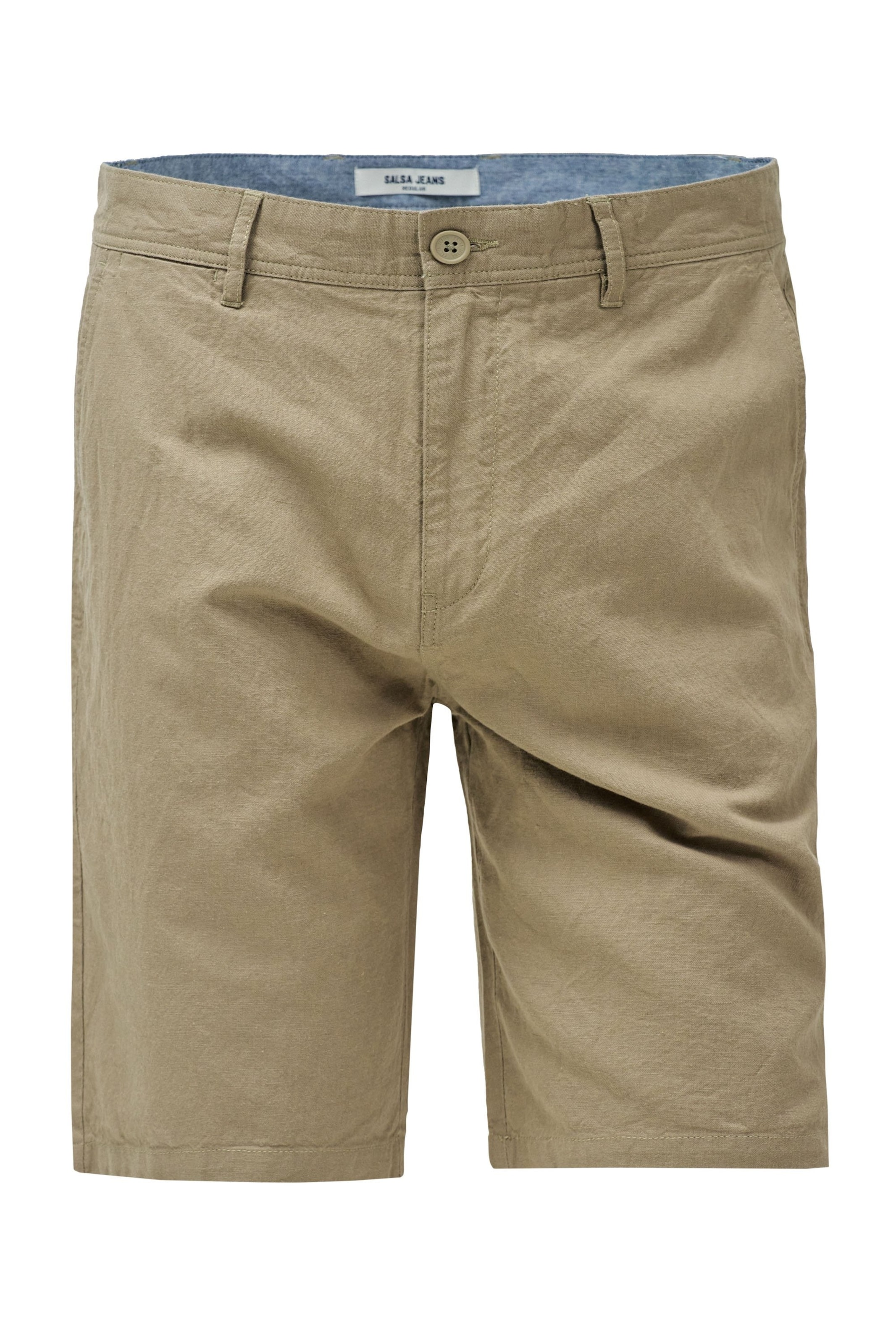 Salsa Jeans Shorts Regular in Grün: Vorderseite