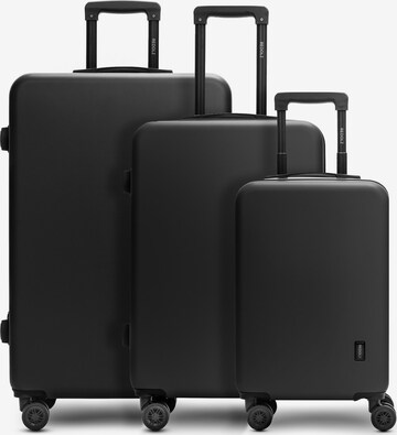 Ensemble de bagages Redolz en noir : devant