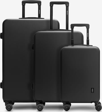 Redolz Suitcase Set in Black: front