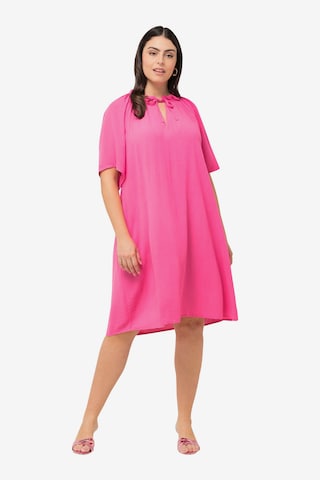 Robe Ulla Popken en rose : devant