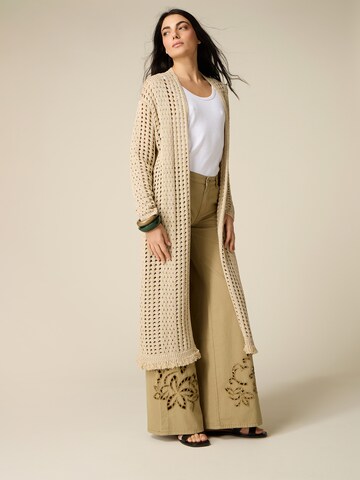 oltre Knit Cardigan in Gold