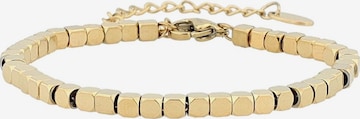 Akzent Bracelet 'Cube, langlebig' in Gold: front