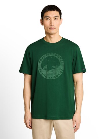 TOM TAILOR Shirt in Groen: voorkant