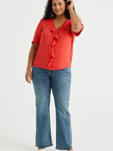 WE Fashion - Blusa em vermelho