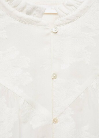 MANGO Blouse 'expen' in Wit