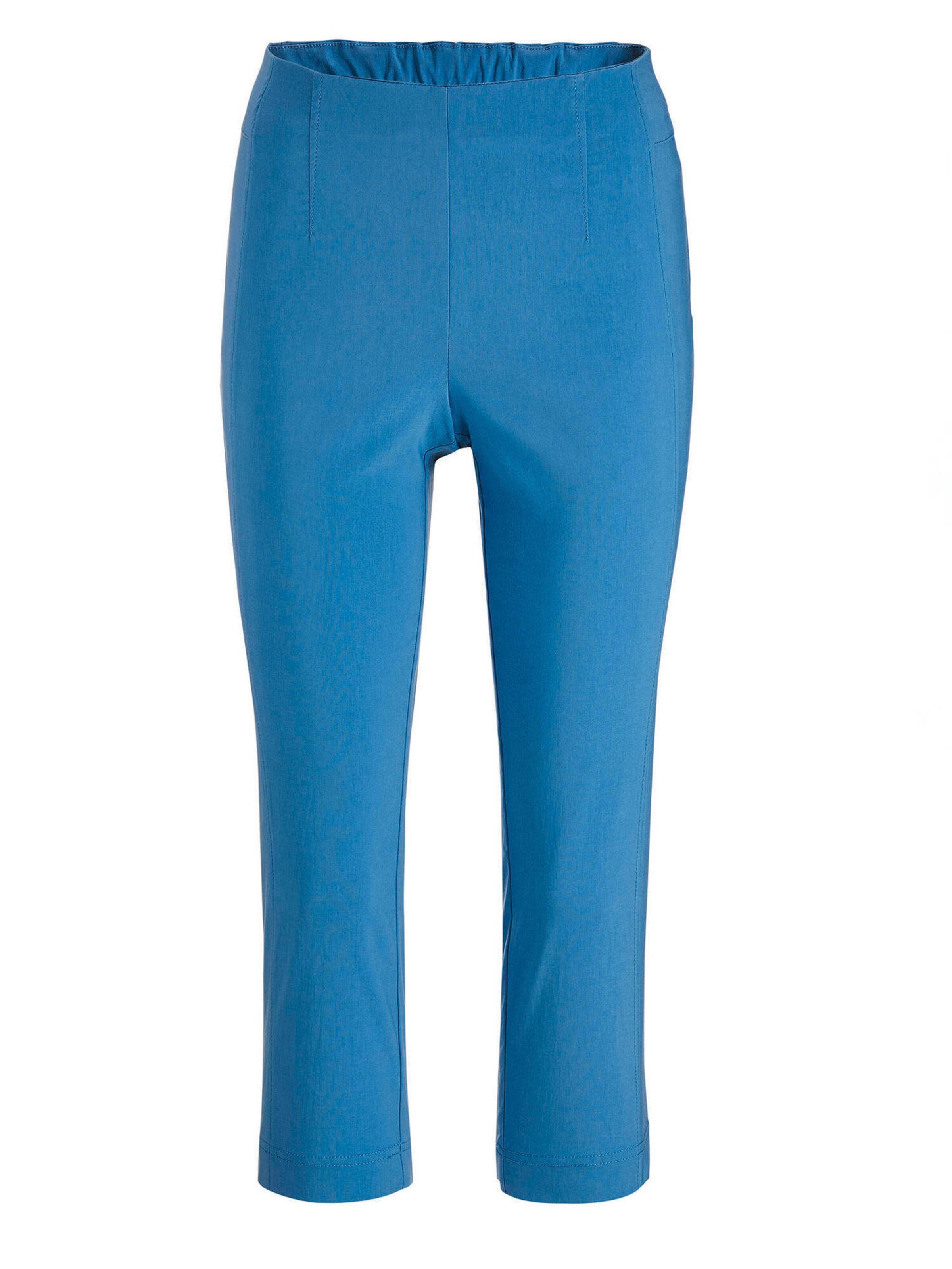 Goldner Slimfit Broek 'LOUISA' in Blauw: voorkant
