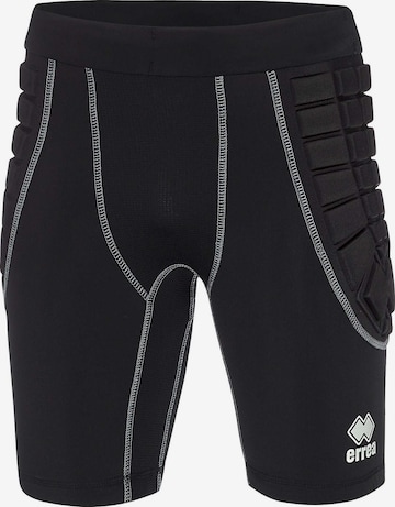 Errea Slim fit Workout Pants 'Cayman' in Black: front