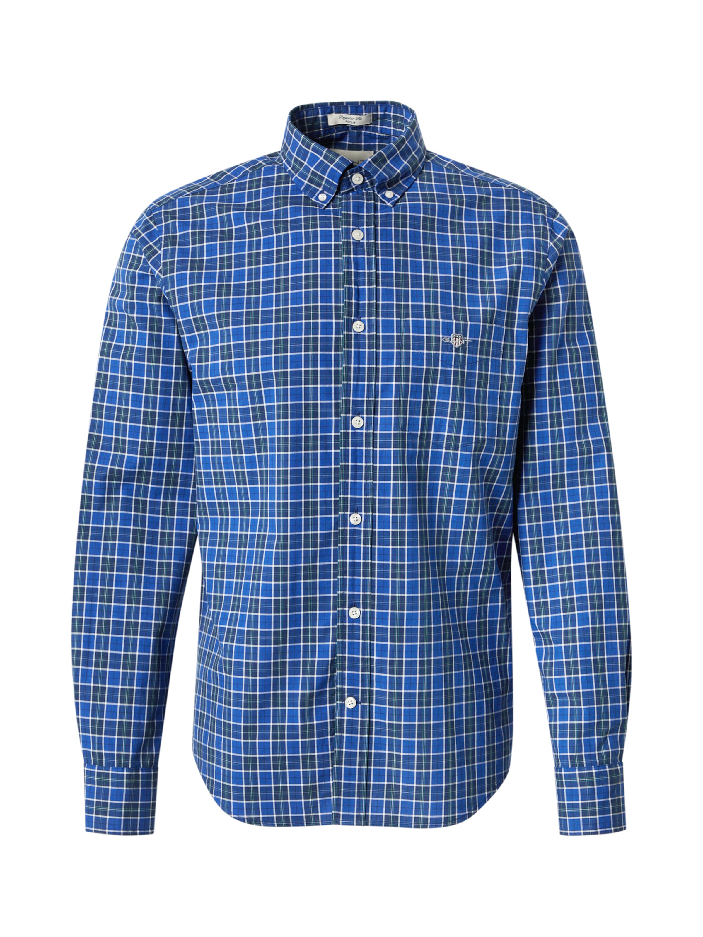 GANT - Regular Fit Camisa 'CLASSIC' em azul: frente
