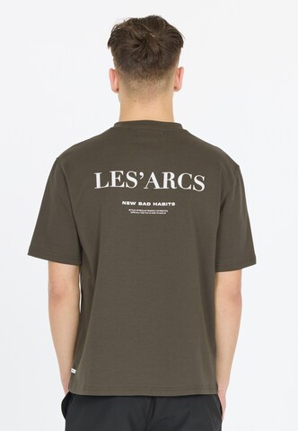 Les'Arcs T-Shirt 'Tynan' in Schwarz