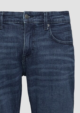 Coupe slim Jean 'Rick' QS en bleu