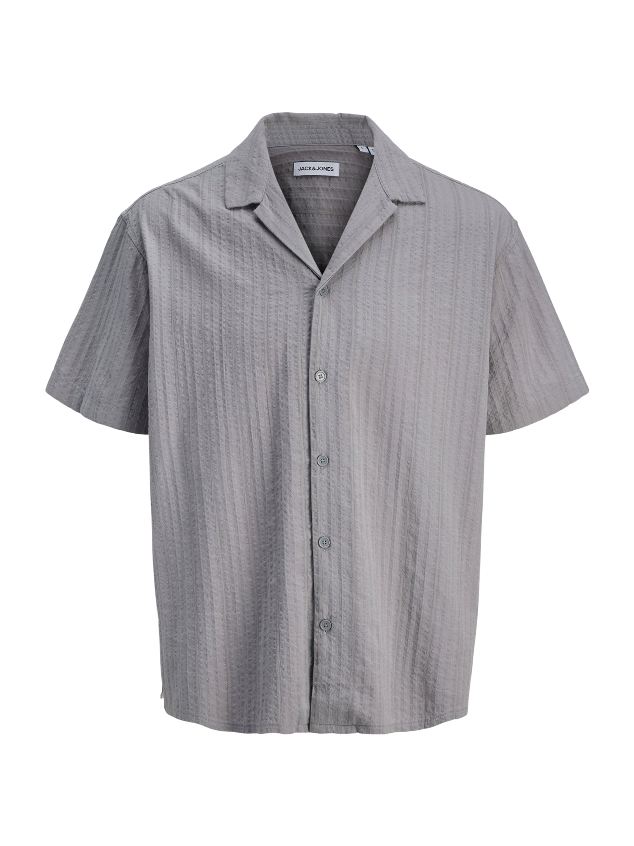 JACK & JONES - Ajuste confortable Camisa 'JJETyson' en gris: frente