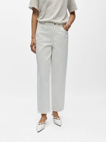 Barrel Jean 'OBJMiu' OBJECT en blanc : devant