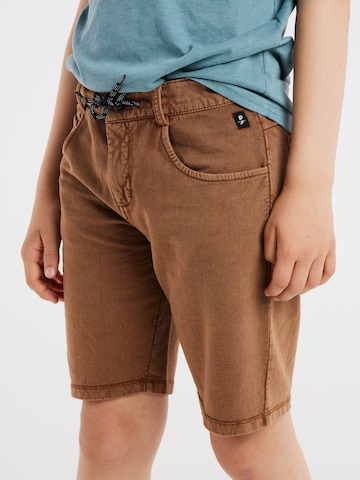 PROTEST Loose fit Pants 'ORLIN JR' in Brown