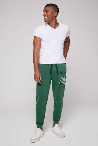 CAMP DAVID Regular Workout Pants in Green