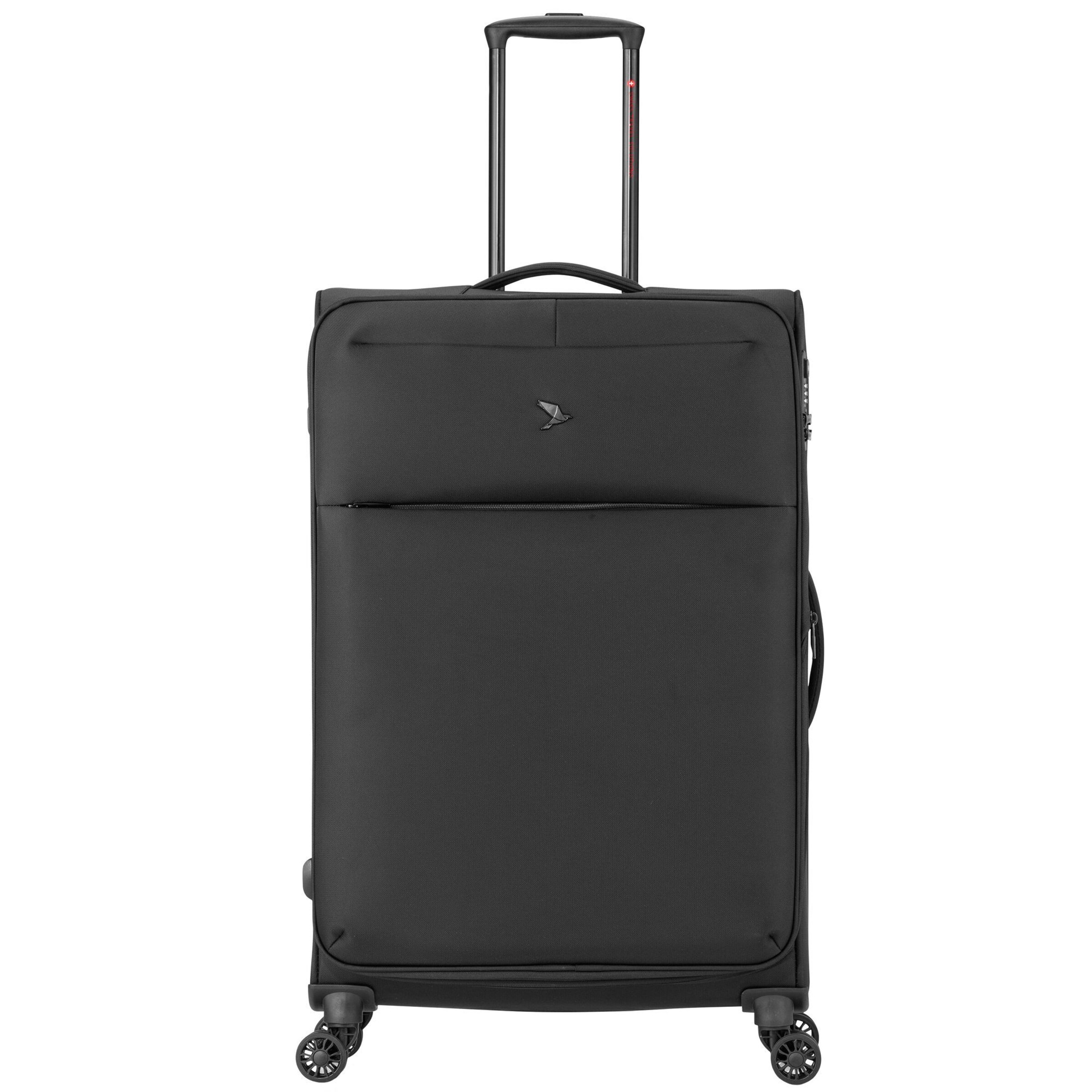 Pack Easy Trolley in Schwarz: Vorderseite