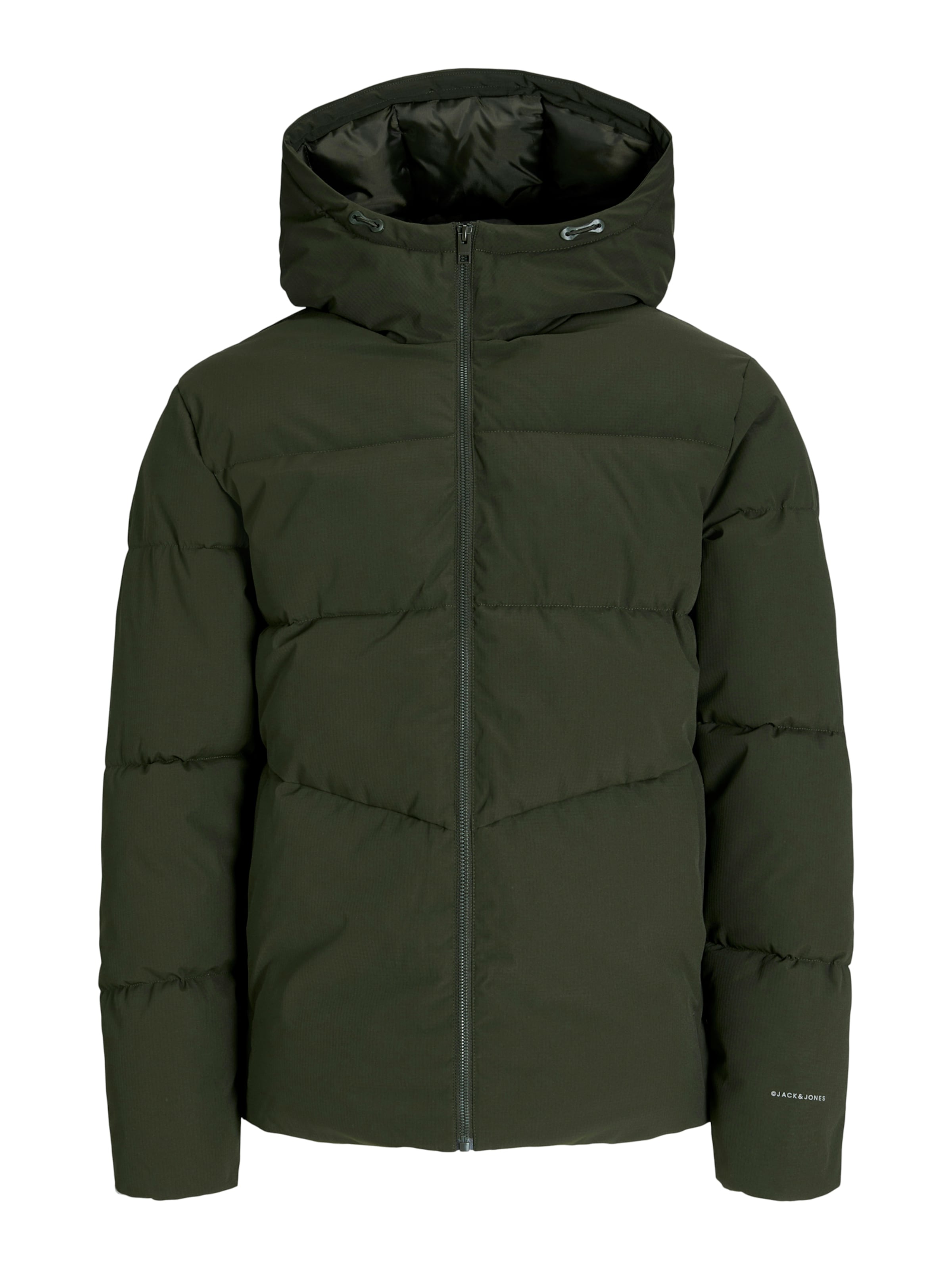 žalia JACK & JONES Žieminė striukė 'JWHBRADY': priekis