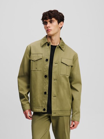 Veste mi-saison 'UTILITY' Karl Lagerfeld en vert : devant