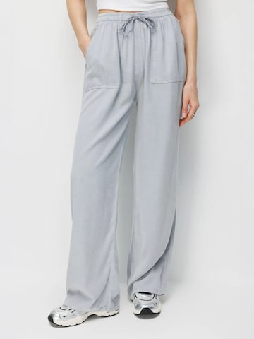 Wide Leg Pantalon MixRay en gris : devant