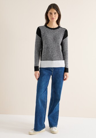 STREET ONE Pullover 'Mouliné' in Grau