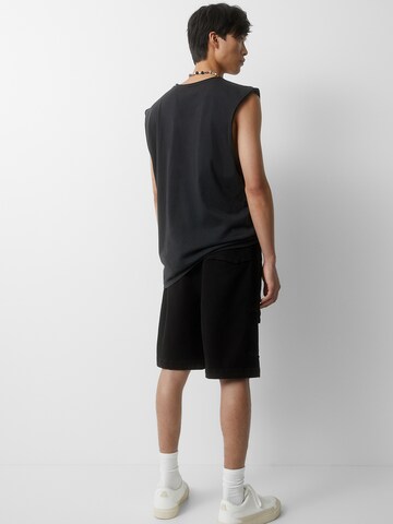 Loosefit Pantaloni cargo di Pull&Bear in nero