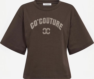 Top ' ZengaCC ' di co'couture in marrone: frontale