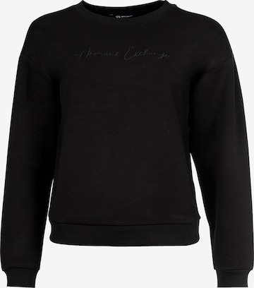 ARMANI EXCHANGE Sweatshirt in Zwart: voorkant