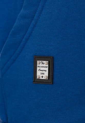 Redbridge Zip-Up Hoodie 'New Haven' in Blue