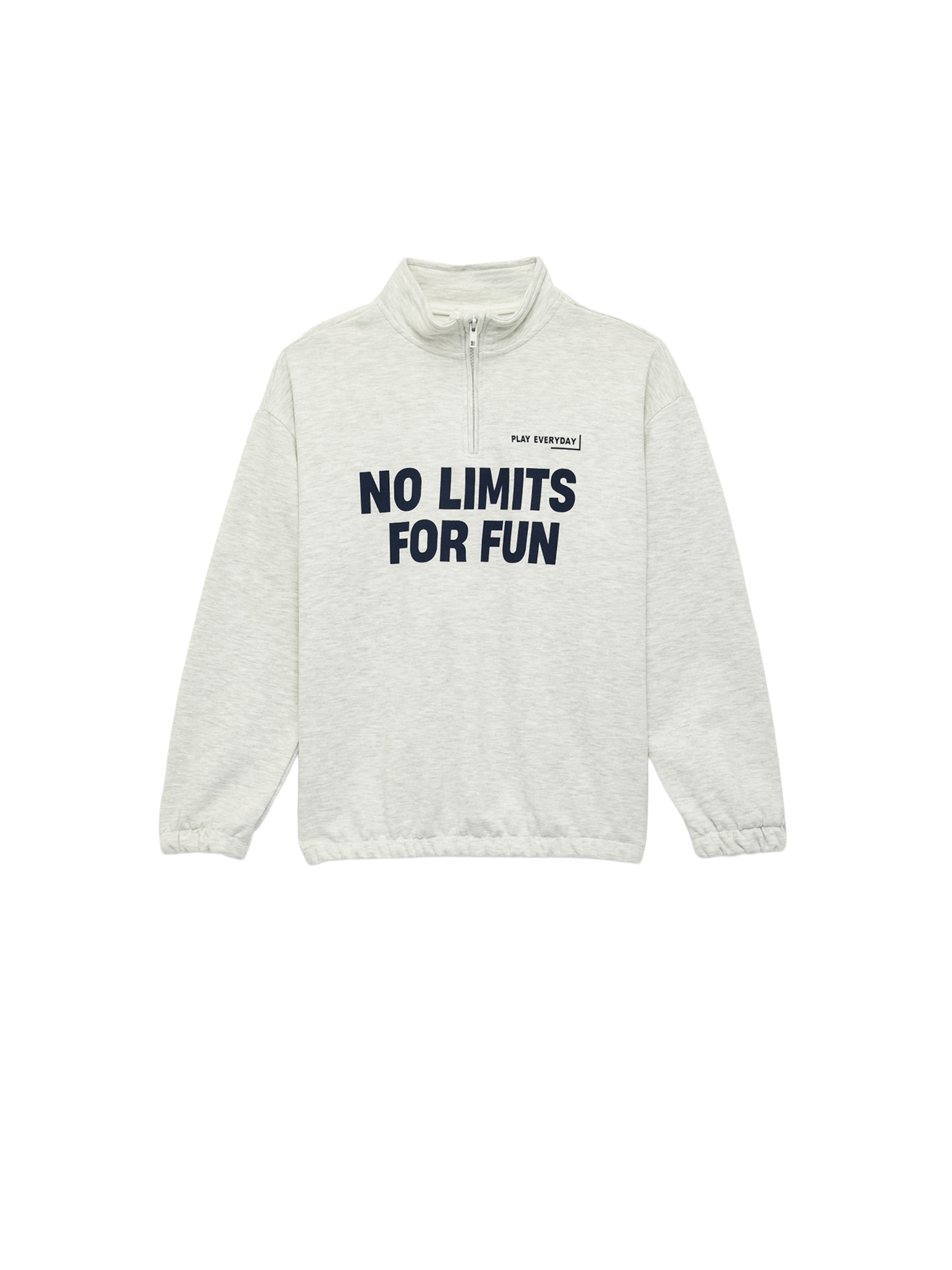 Koton Sweatshirt in Grijs: voorkant