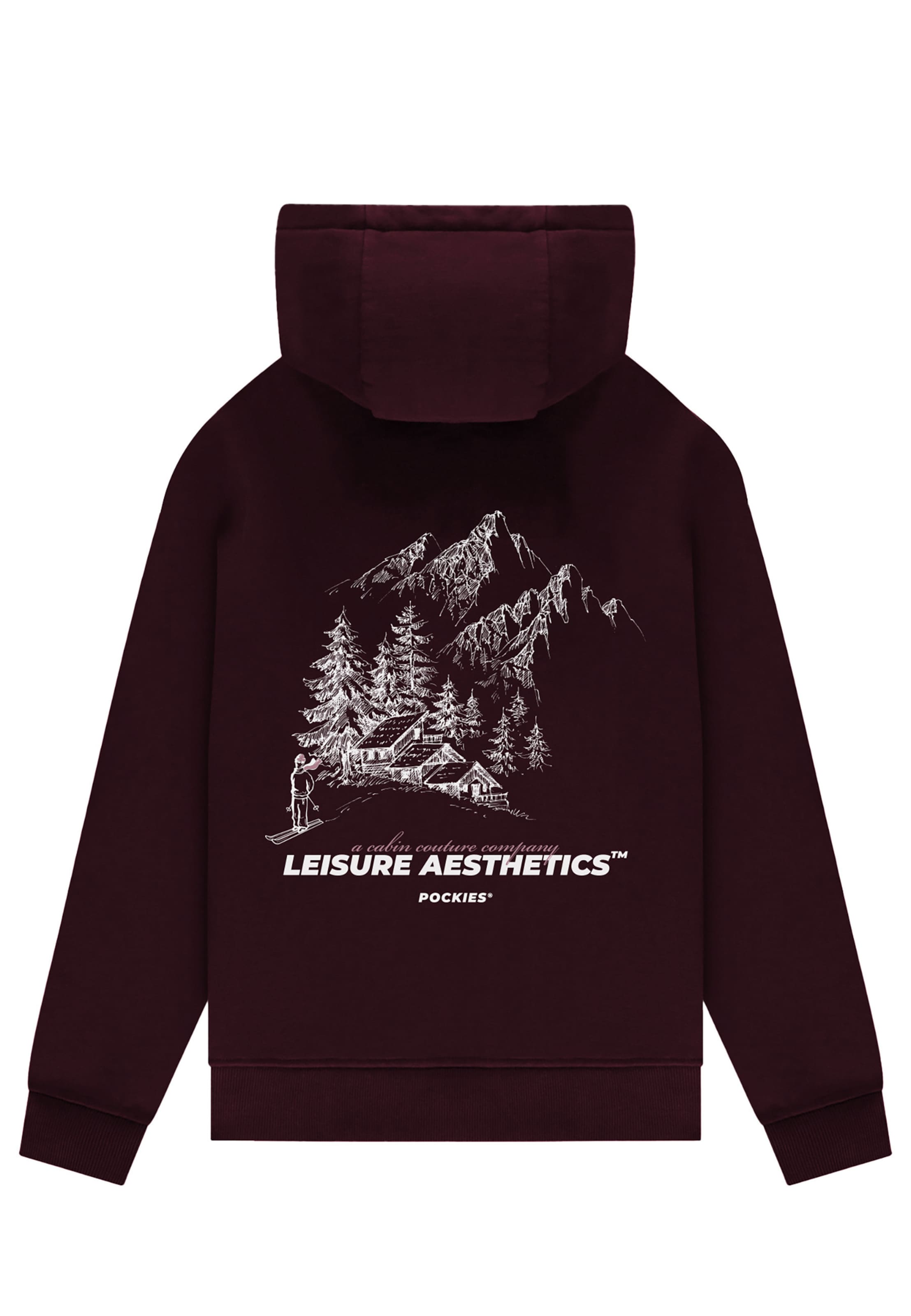 Sweat-shirt 'Cabin' Pockies en rouge