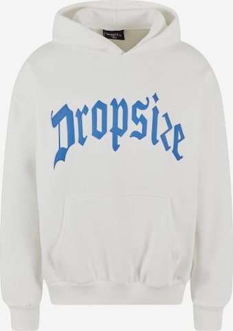Sweat-shirt Dropsize en blanc : devant