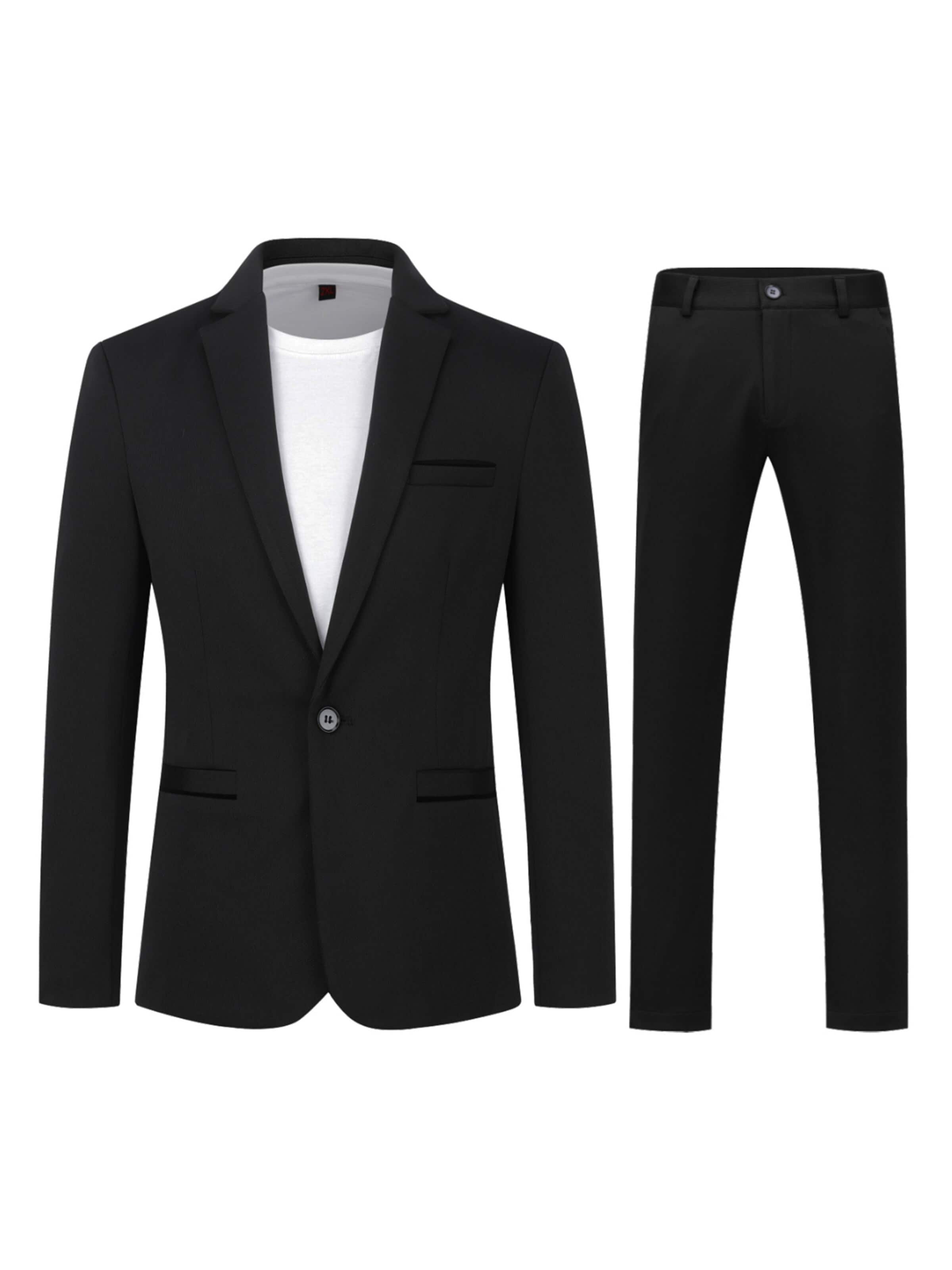 YOUTHUP Suit in 46/Regular in Black, Item view