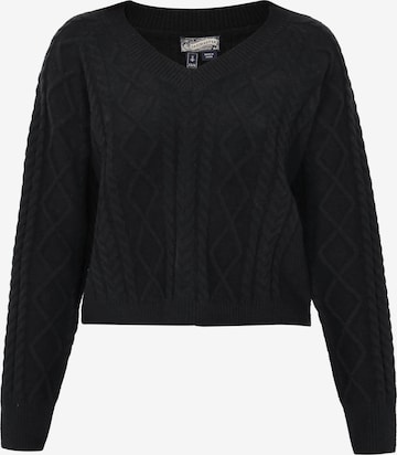 Pull-over DreiMaster Vintage en noir : devant