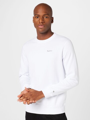 Pepe Jeans Sweatshirt 'Shane' in White: front