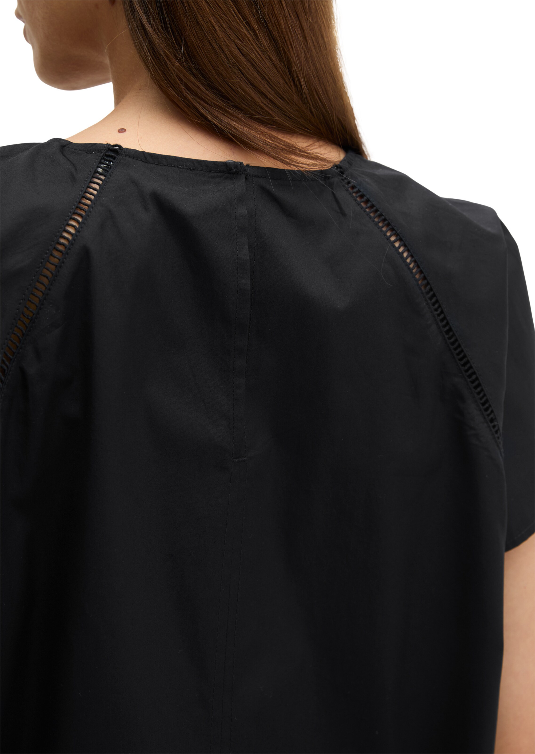 Marc O'Polo Bluse in Schwarz: Rückseite