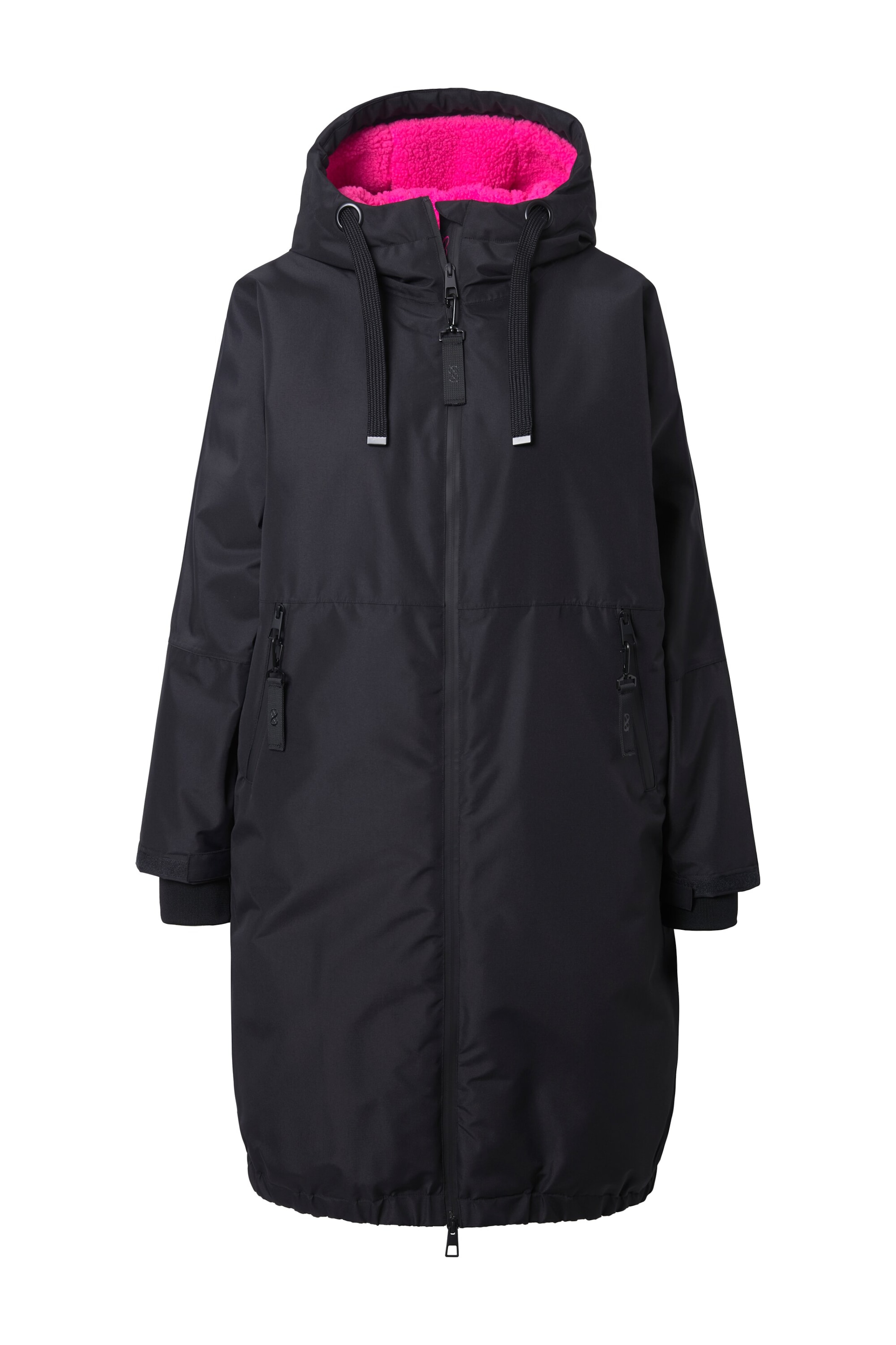 LAURASØN Functionele mantel in Zwart: voorkant