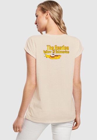 Merchcode T-Shirt 'Yellow Submarine - Monster No.5' in Beige
