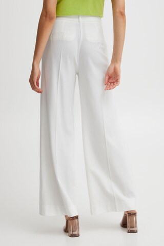 b.young Wide leg Pants 'Bydanta' in White