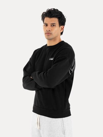 Smilodox Sweatshirt in Zwart: voorkant