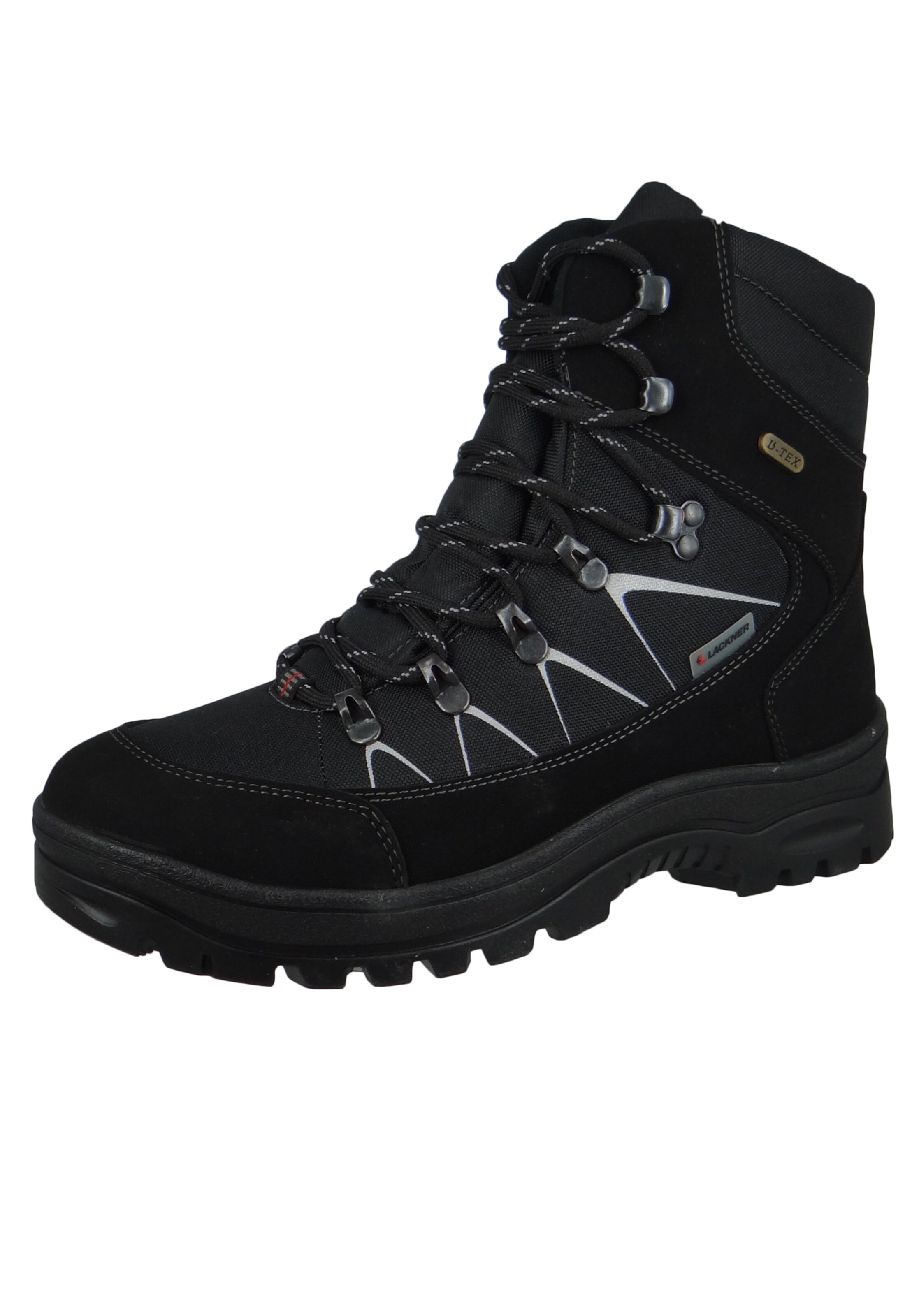 Lackner - Botim com fivela 'Ultimate' em preto: frente