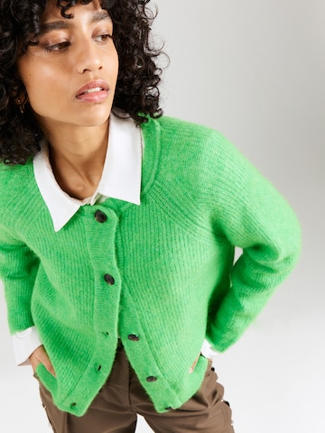 SELECTED FEMME Knit cardigan 'LULU' in Green