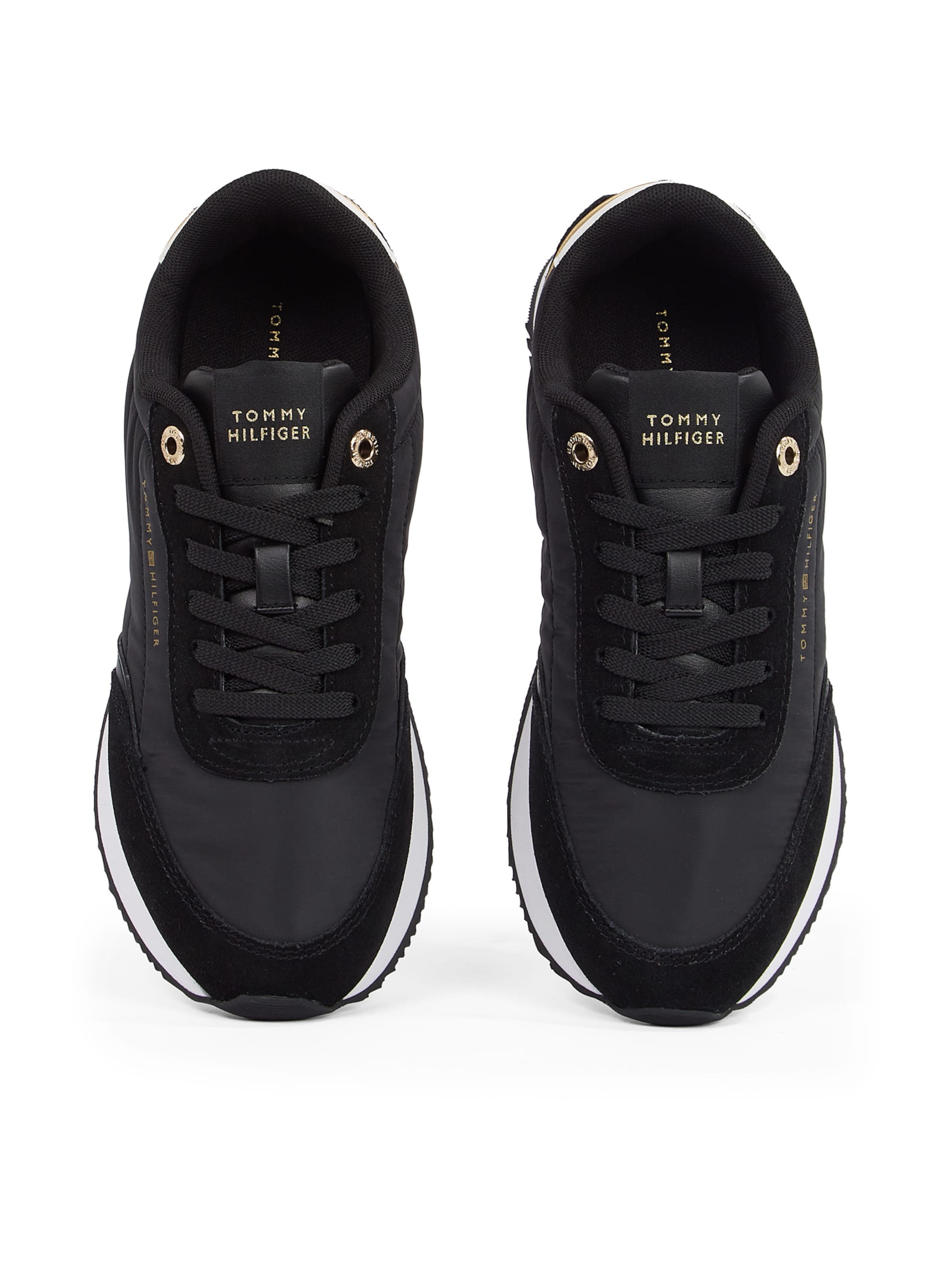 TOMMY HILFIGER Σνίκερ χαμηλό 'Essential' σε μαύρο
