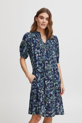 Fransa Kleid 'Merla' in Blau: Vorderseite