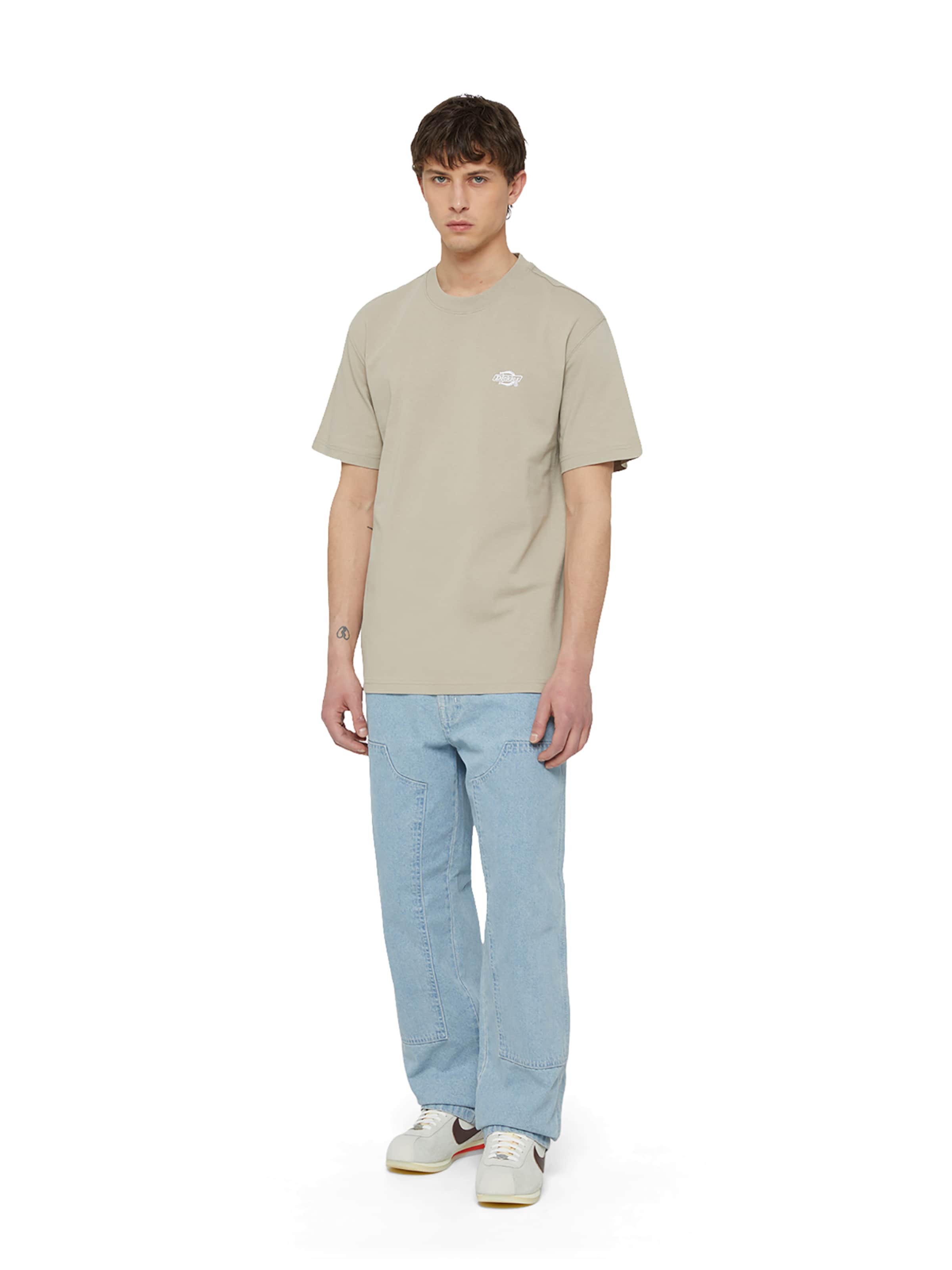 DICKIES T-Shirt 'Summerdale' in Beige