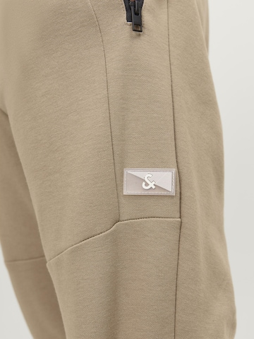 JACK & JONES Tapered Bukser 'Will' i beige