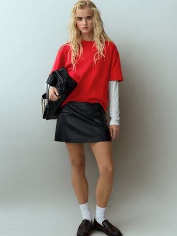 T-shirt Pull&Bear en rouge