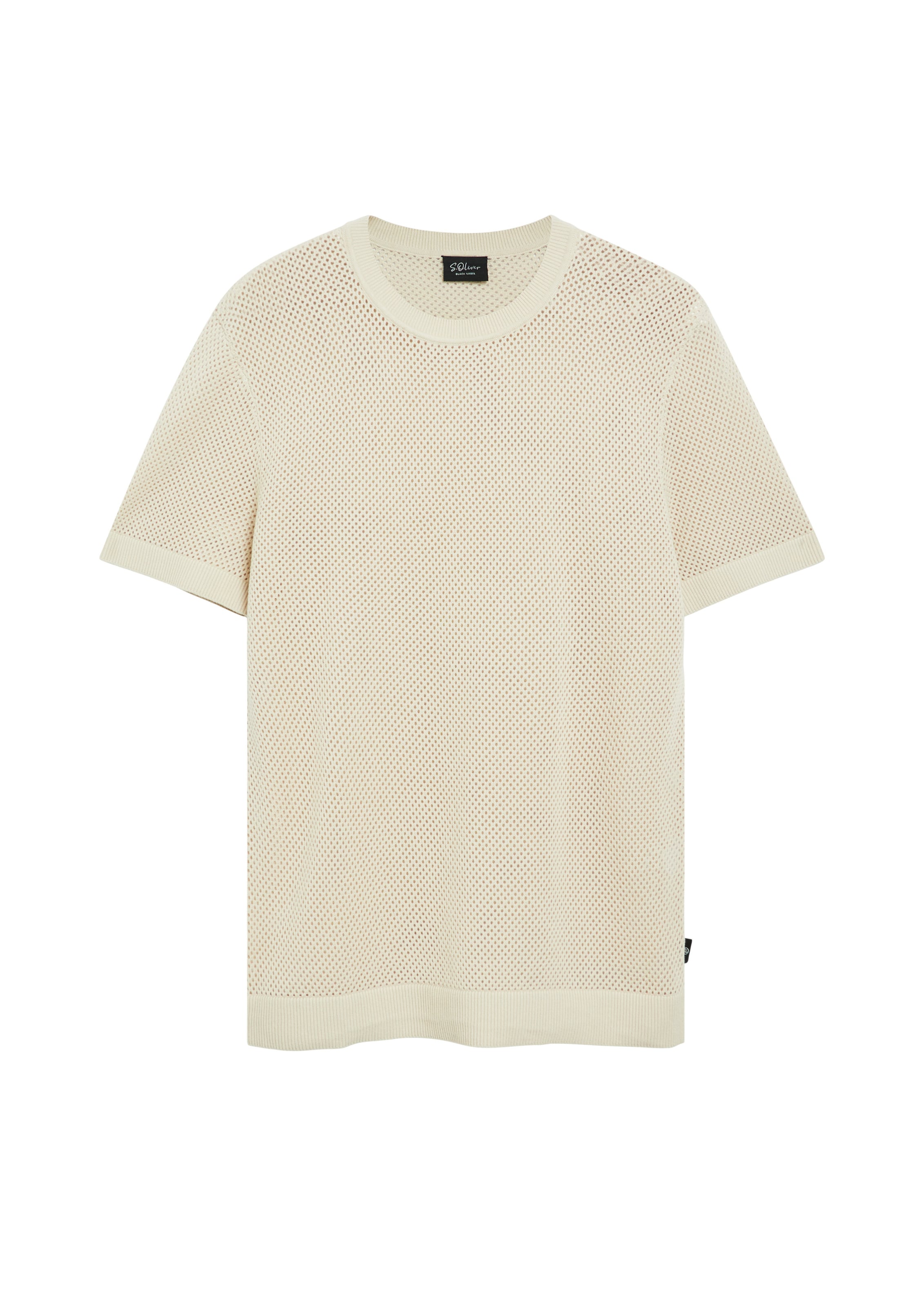 s.Oliver Shirt in Beige: voorkant