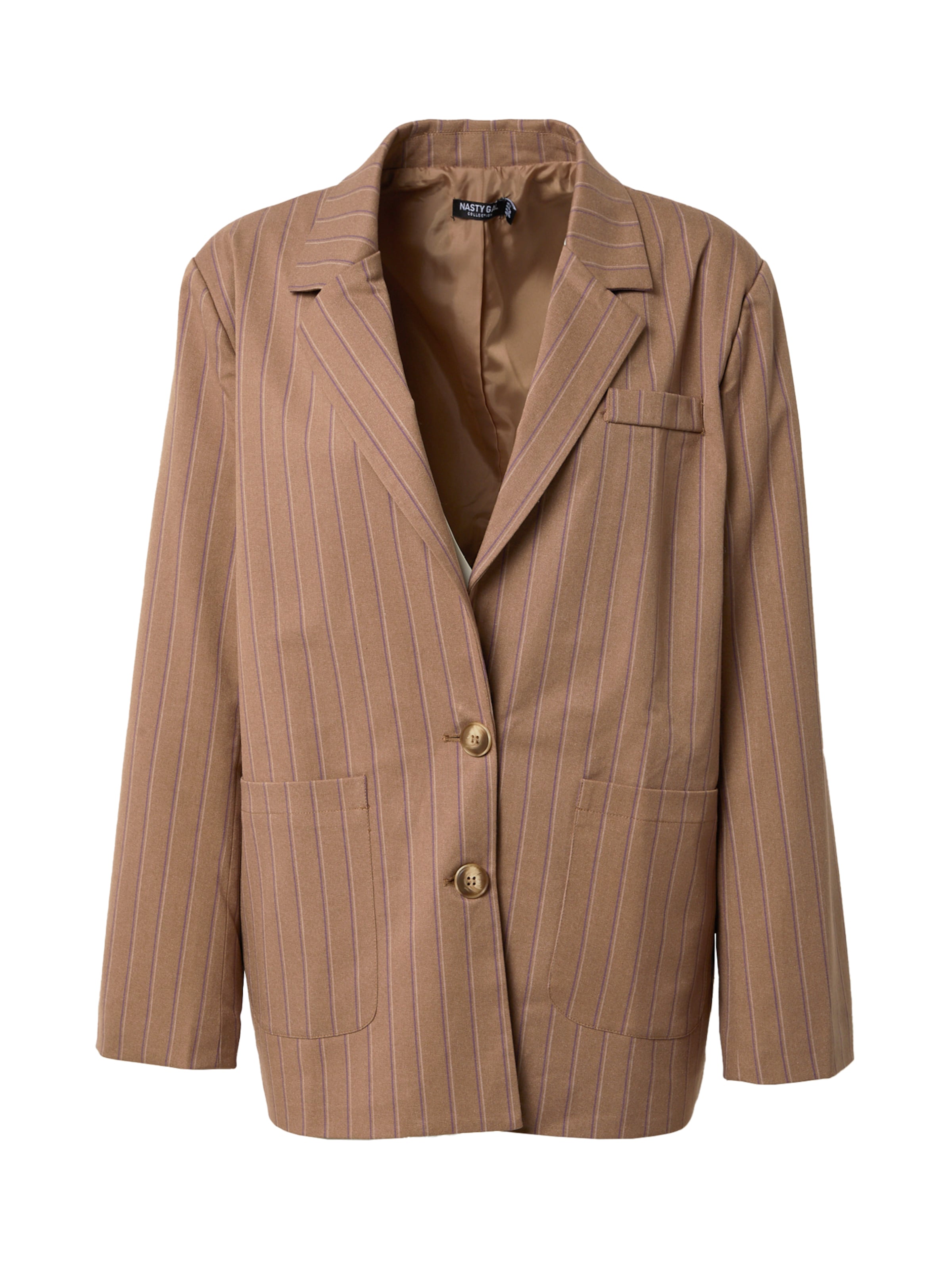 Nasty Gal Блейзер в Серый: спереди